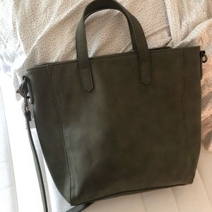 Olive Green Satchel